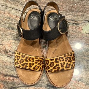 Sofft Black Leopard Tan (Animal Print).